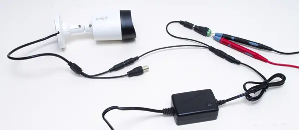 splitter con dc conecto a camara