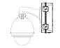 Cajas para camaras de seguridad CCTV - PFA140 - Imagen referencial